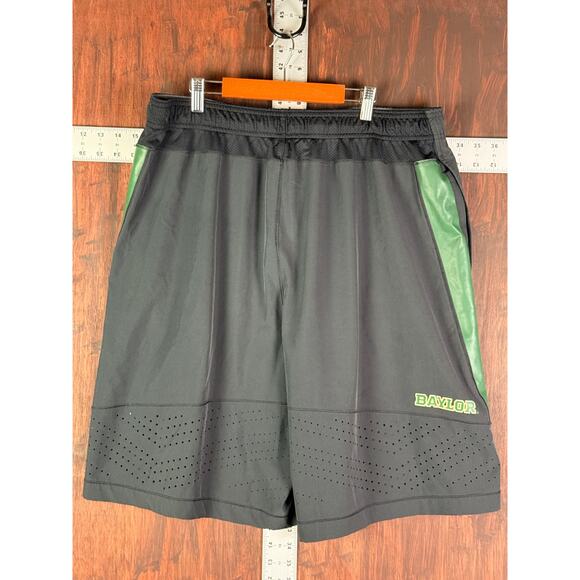 Nike Baylor Bears Player Issue Training Woven‎ Shorts Black Green Mens 2XL NCAA - Picture 6 of 11